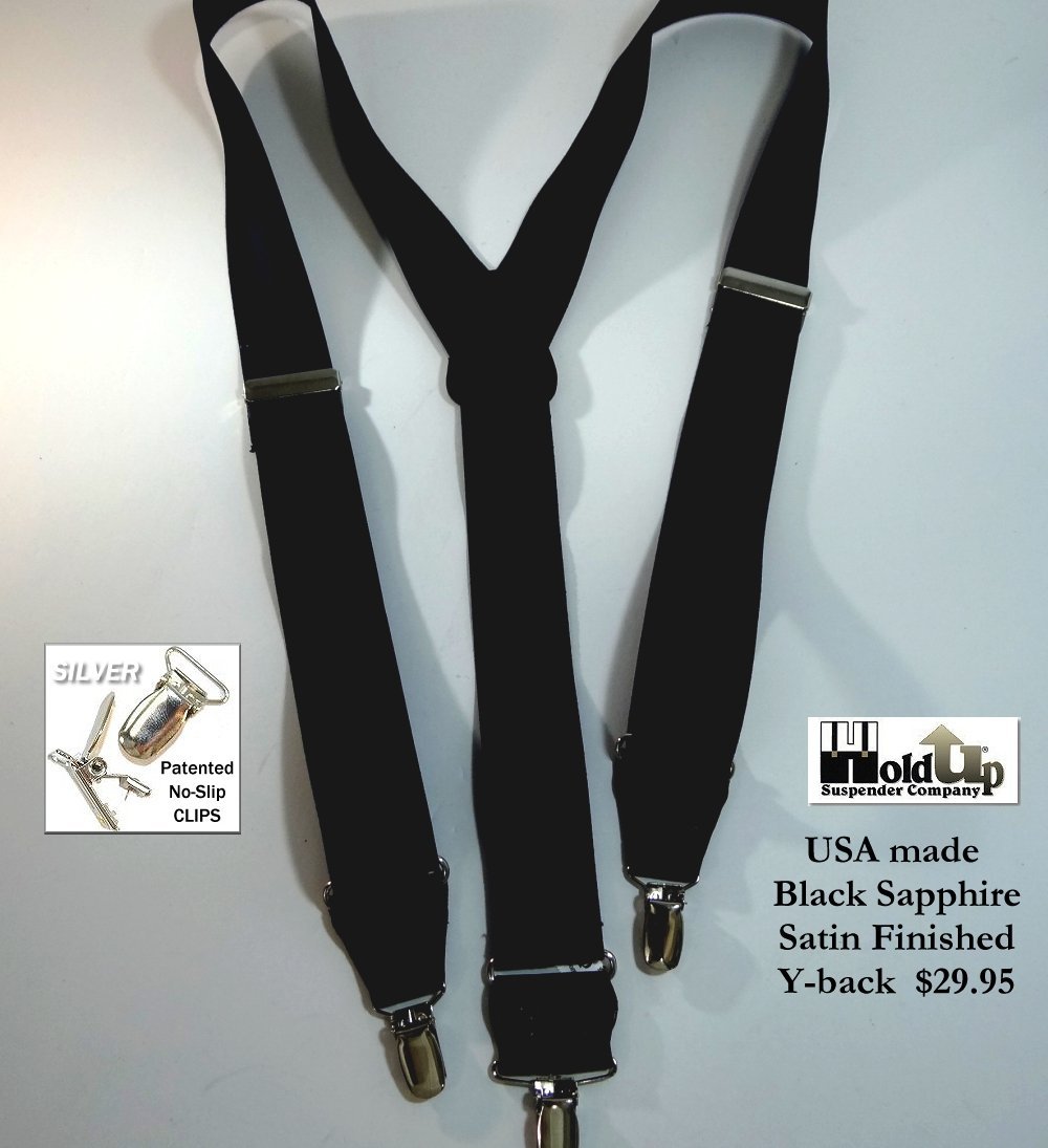 Premium Men's Suspenders - Traditional X-Back & Y-Back Styles for Business & Formal Wear | Corporate Series by Hold-Up | Perfect for Office, Weddings & Special Events