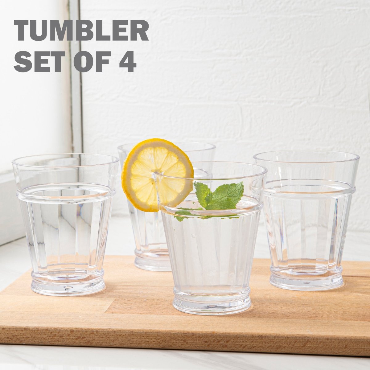 14oz Liberty Short Tumbler Set - 4 Piece Stainless Steel Insulated Cups with Lids & Straws for Iced Coffee, Smoothies, and Cold Drinks - Perfect for Home, Office, and Travel Use