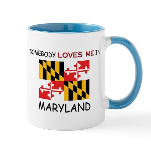 White/Blue Inside - MARYLAND137262 Ceramic Mug
