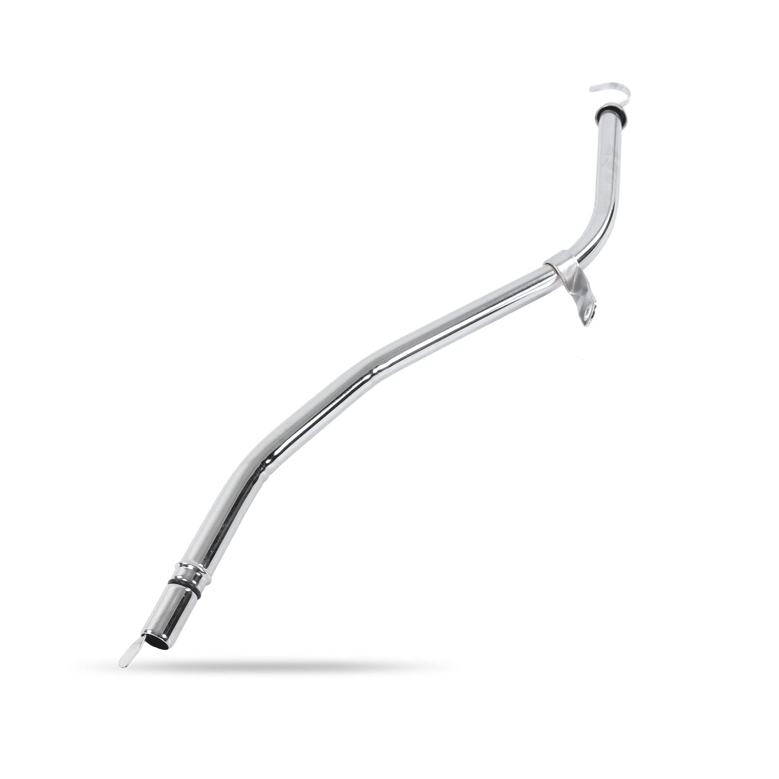 24in Stainless Steel Engine Oil Dipstick Tube for Turbo 400S TH400 Transmission - Chrome Silver Car Accessory | Perfect for Transmission Fluid Checks & Maintenance