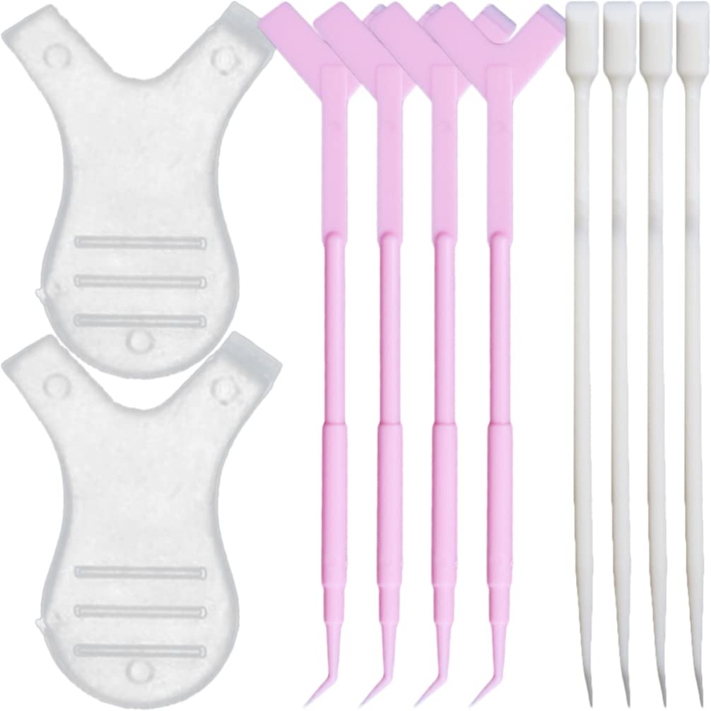 Beavorty 60pcs Eyelash Extension Kit - Professional Lash Lift Tools with Brushes, Combs & Pads for Lash Perm, Makeup Application & Eyeliner - Perfect for Salon, Spa & Home Use