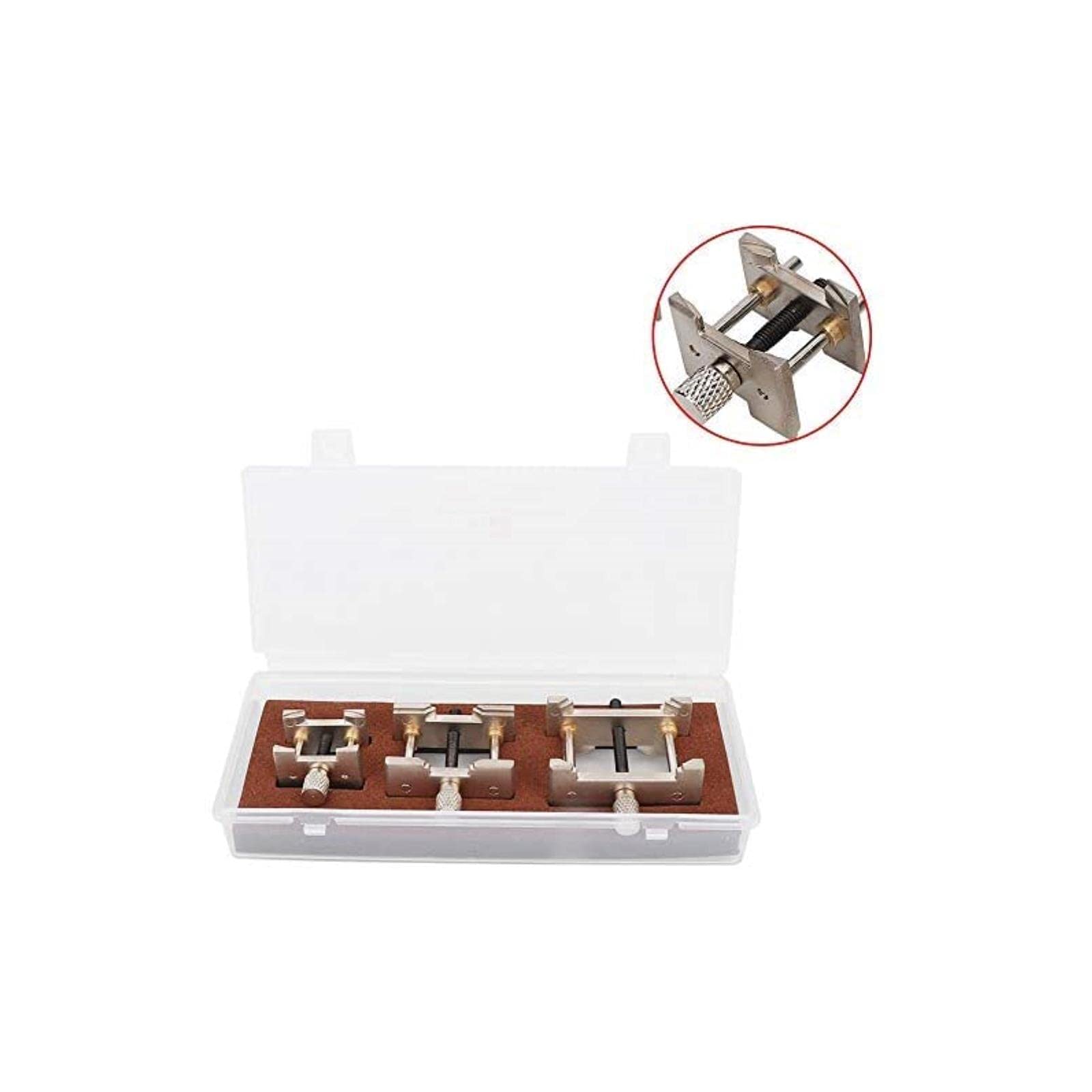 Professional Watch Repair Kit - 3-Piece Metal Watch Movement Holder Set with Fixed Base for Watchmakers | Perfect for Watch Repair, Maintenance & DIY Projects