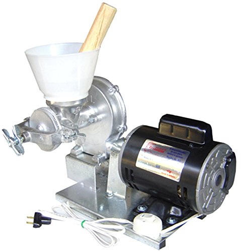 Authentic Mexican Electric Grain Mill Grinder for Coffee, Wheat, Corn - Wet & Dry Molino Triturador - Perfect for Home Kitchens & Small Farms