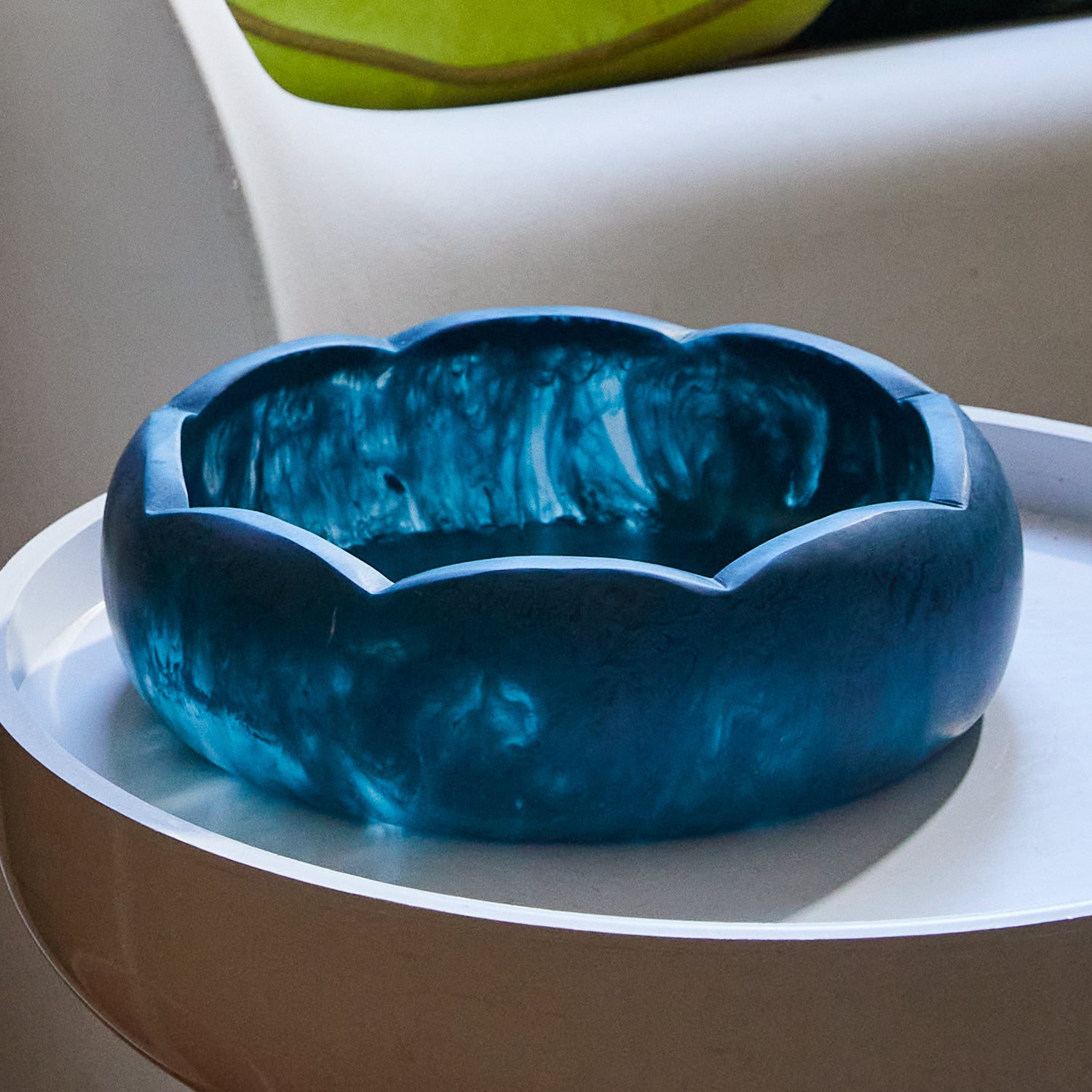 Kabrina Bowl Capri - Elegant Ceramic Serving Bowl for Salads, Pasta & Desserts | Perfect for Dining, Entertaining & Home Decor