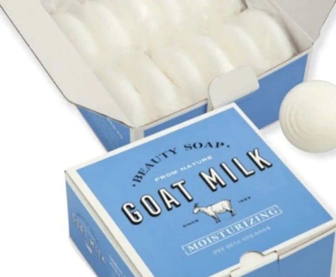 12-Pack Natural Goat Milk Soap for Skin Care - Moisturizing & Gentle Cleansing for Dry, Sensitive Skin | Perfect for Daily Use, Gifts & Travel