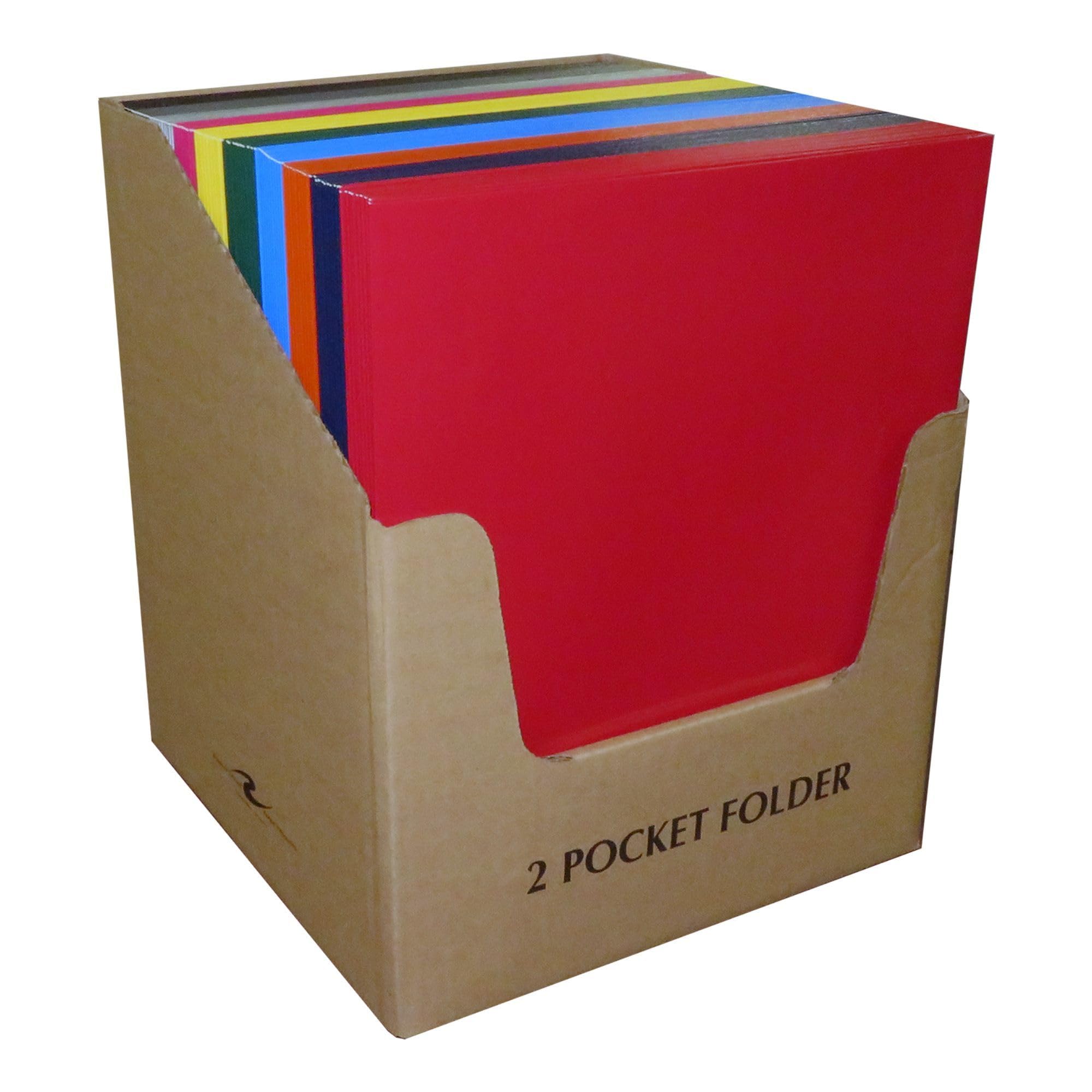 Roaring Spring 100 Pocket Folders with 2 Pockets - 11.75