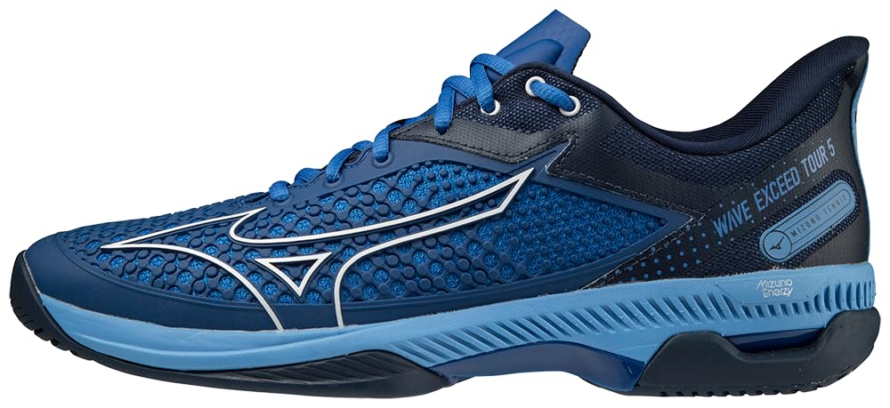 Mizuno Wave Exceed Tour 5 AC Men's Tennis Shoes - Lightweight Performance Court Shoes for Hard & Clay Courts | Ideal for Competitive Play & Training