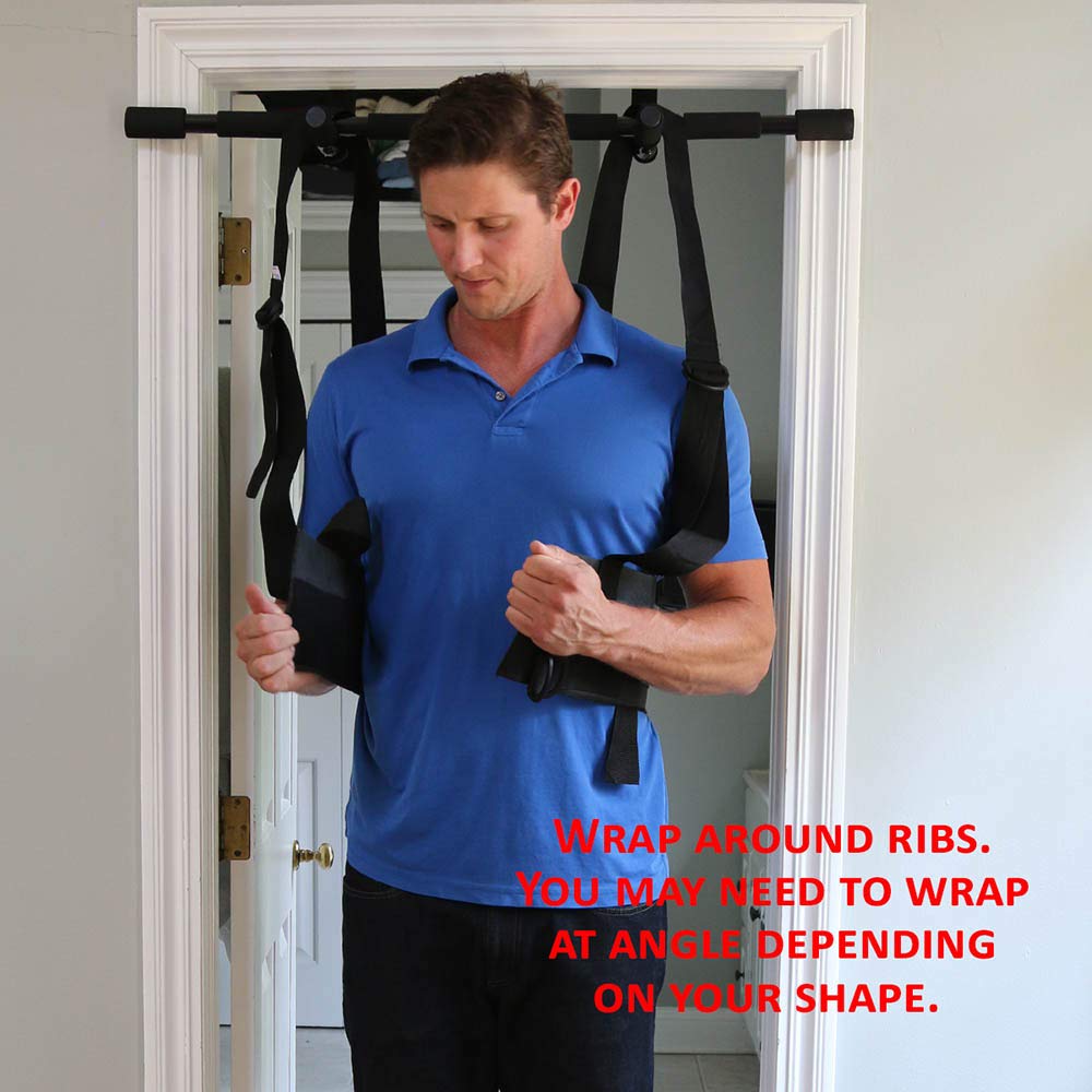 3-Minute Back Stretcher for Spinal Decompression - Low Back Traction Therapy Device, Alternative to Inversion Table, Safe for All Back Conditions (Small Harness, No Bar) - Perfect for Office Workers, Athletes & Home Use