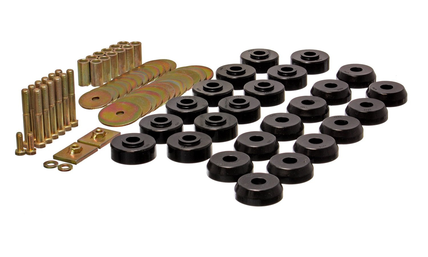 Energy Suspension 3.4167G Body Mount Set for Convertibles - Durable Rubber Bushings for Smooth Ride & Noise Reduction - Perfect for Classic Car Restoration & Performance Upgrades