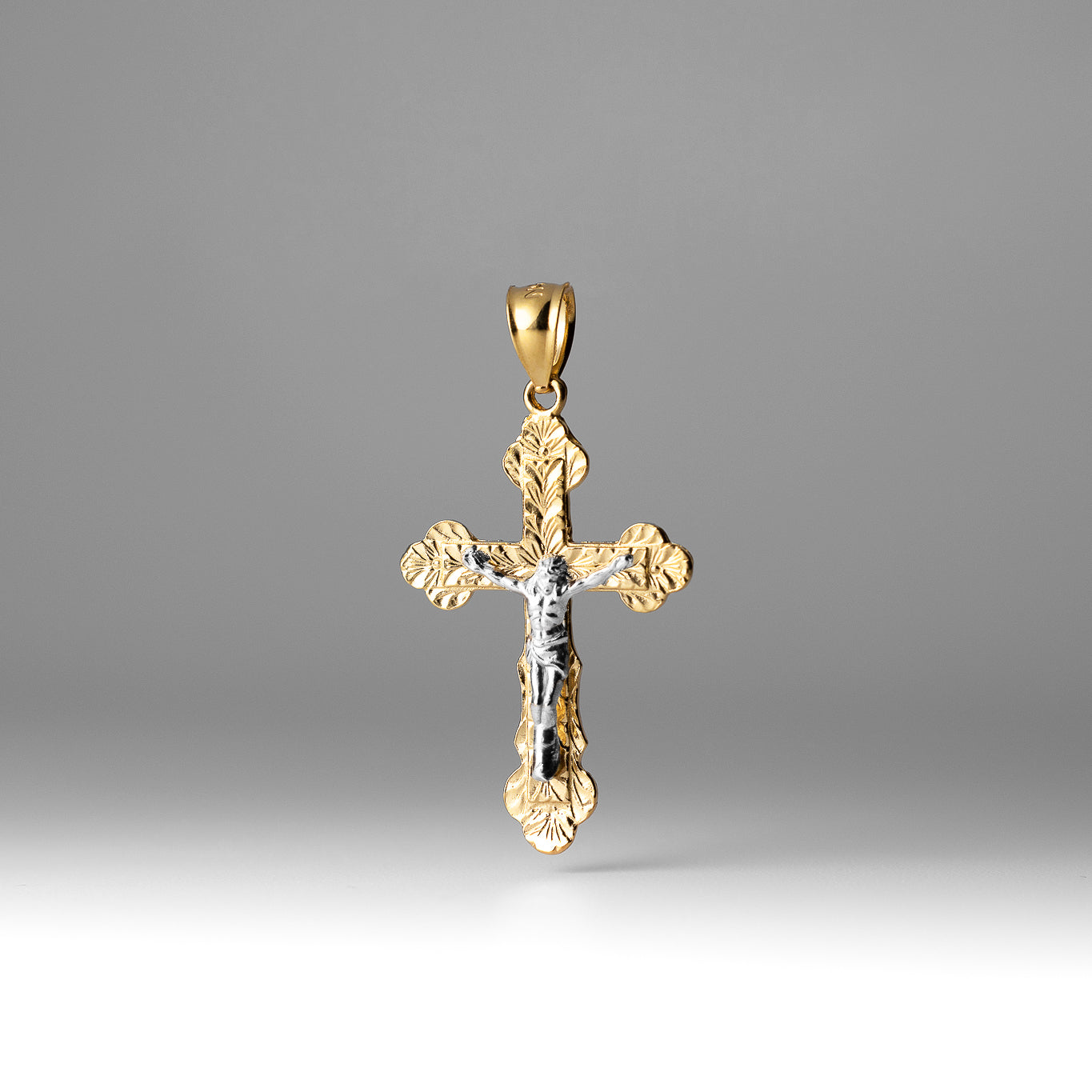 Gold Medium Crucifix Cross Pendant - Model 0863 | Religious Jewelry for Men & Women | Perfect for Church, Gifts & Everyday Wear