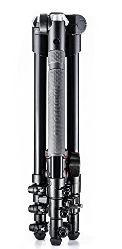 Manfrotto MKBFRA4-BH BeFree Compact Aluminum Travel Tripod - Lightweight & Durable for Photography & Videography - Perfect for Travel, Hiking & Outdoor Adventures