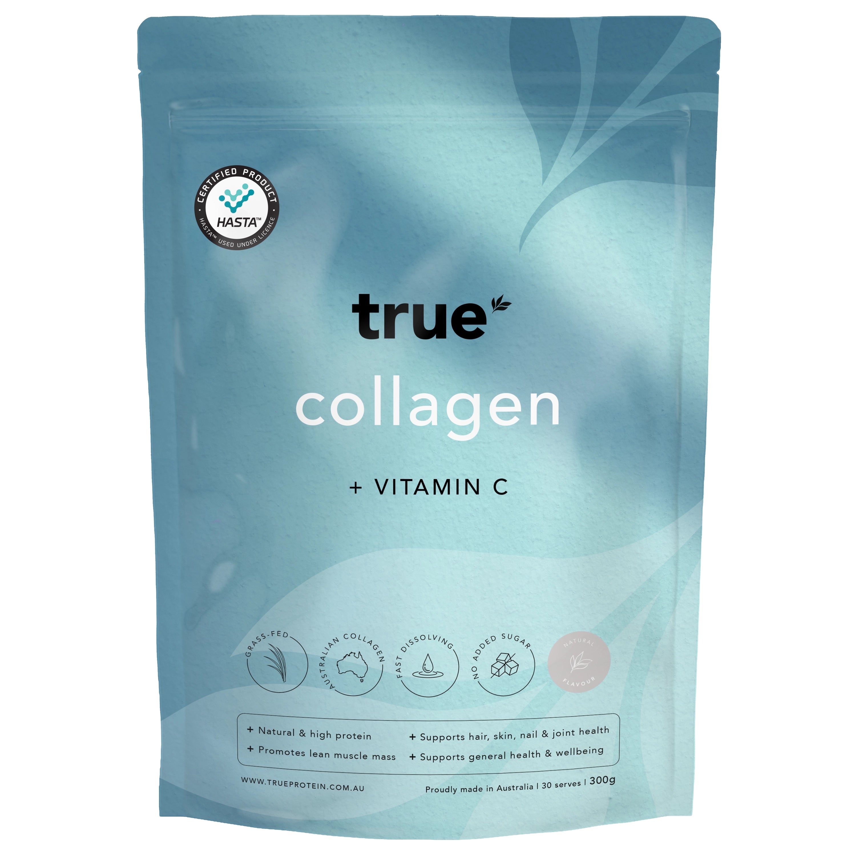 HASTA Collagen + Vitamin C Supplement for Skin, Hair & Nail Health - Anti-Aging & Hydration Boost - Perfect for Daily Wellness & Beauty Routine