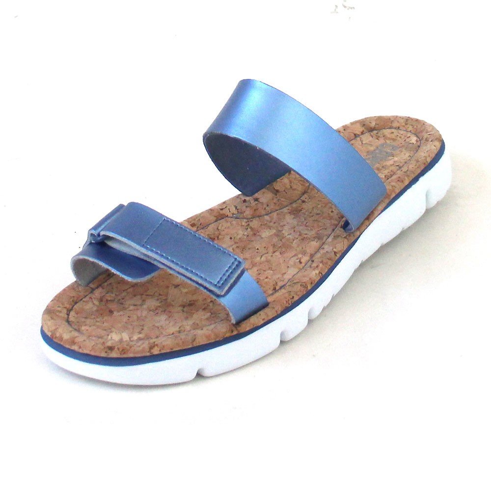 Camper Women's Oruga Comfortable Outdoor Sandals - Lightweight Hiking & Travel Shoes for Summer, Beach & Casual Wear (Blue)