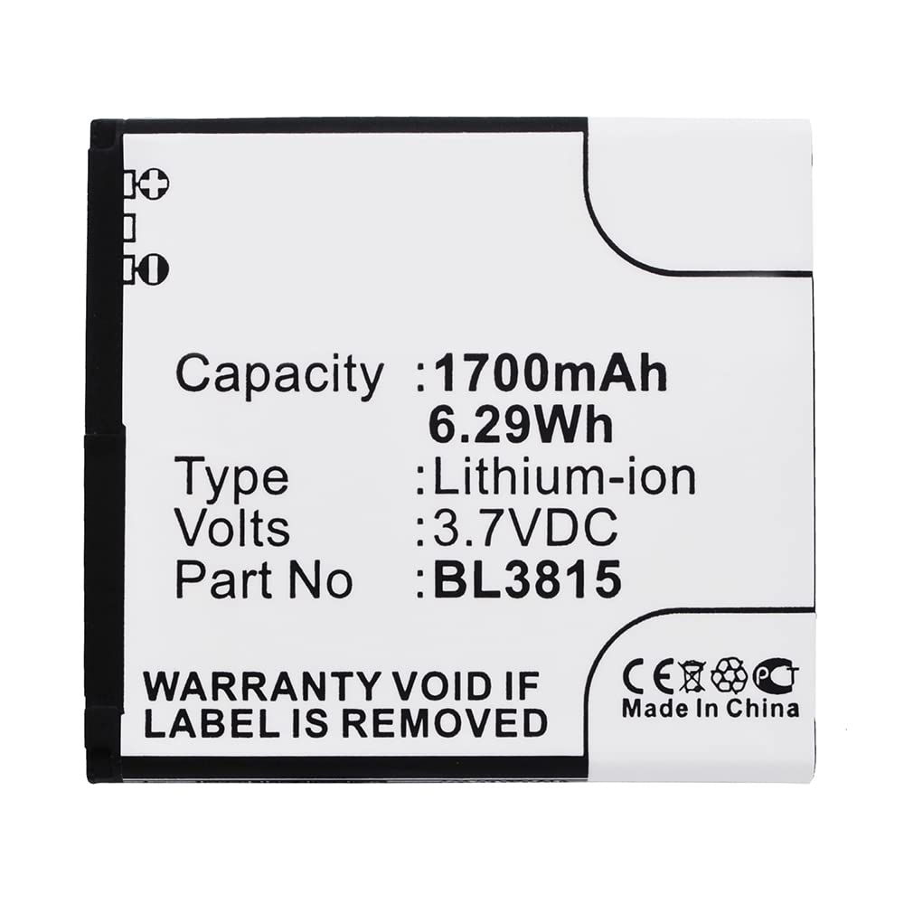 Synergy BL3815 Battery 3.7V 1700mAh - for Fly Phones | Long Lasting Power