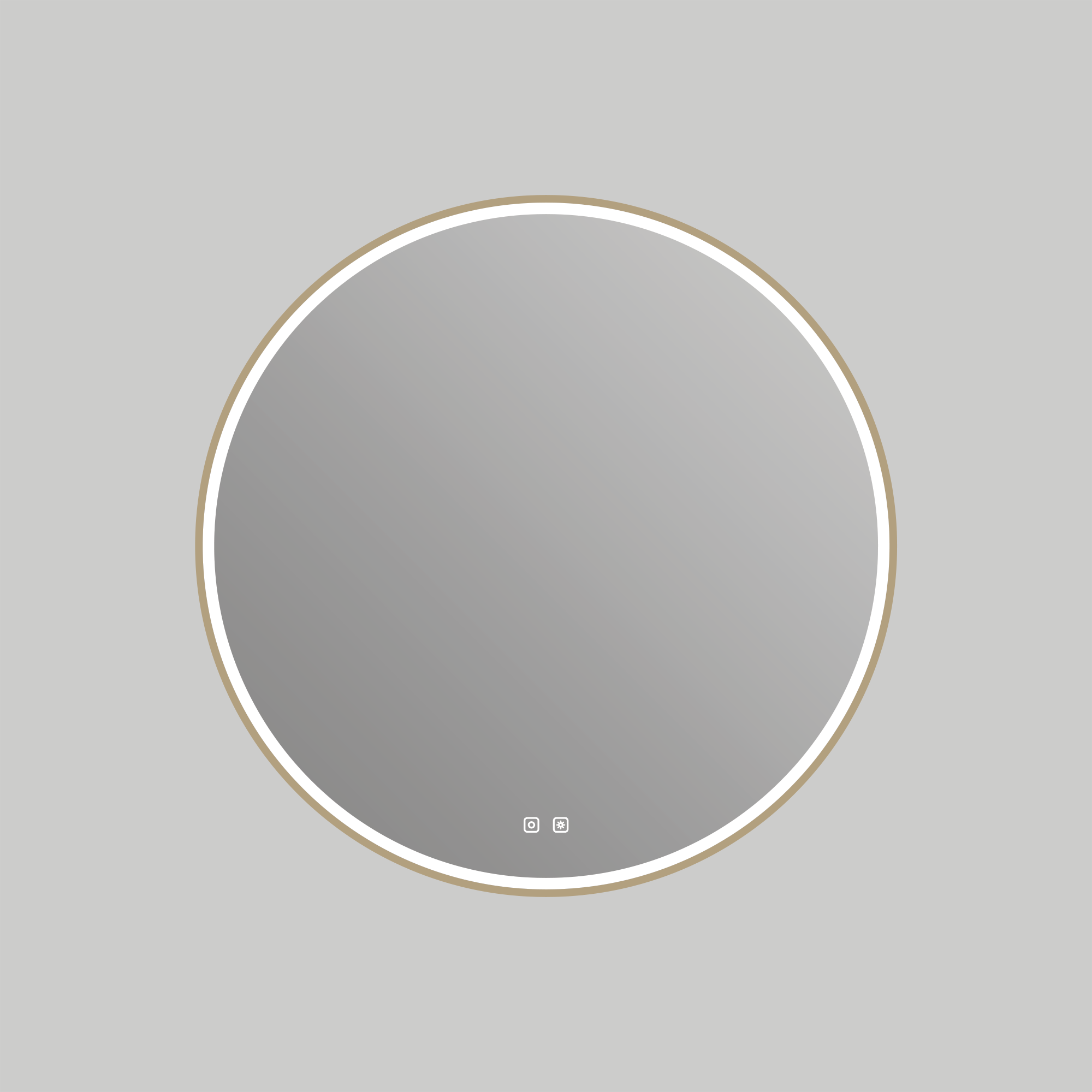 ICO Denver LED Mirror - Modern Bathroom Vanity Mirror with Adjustable Lighting, Anti-Fog & Touch Control - Perfect for Makeup, Shaving & Home Decor