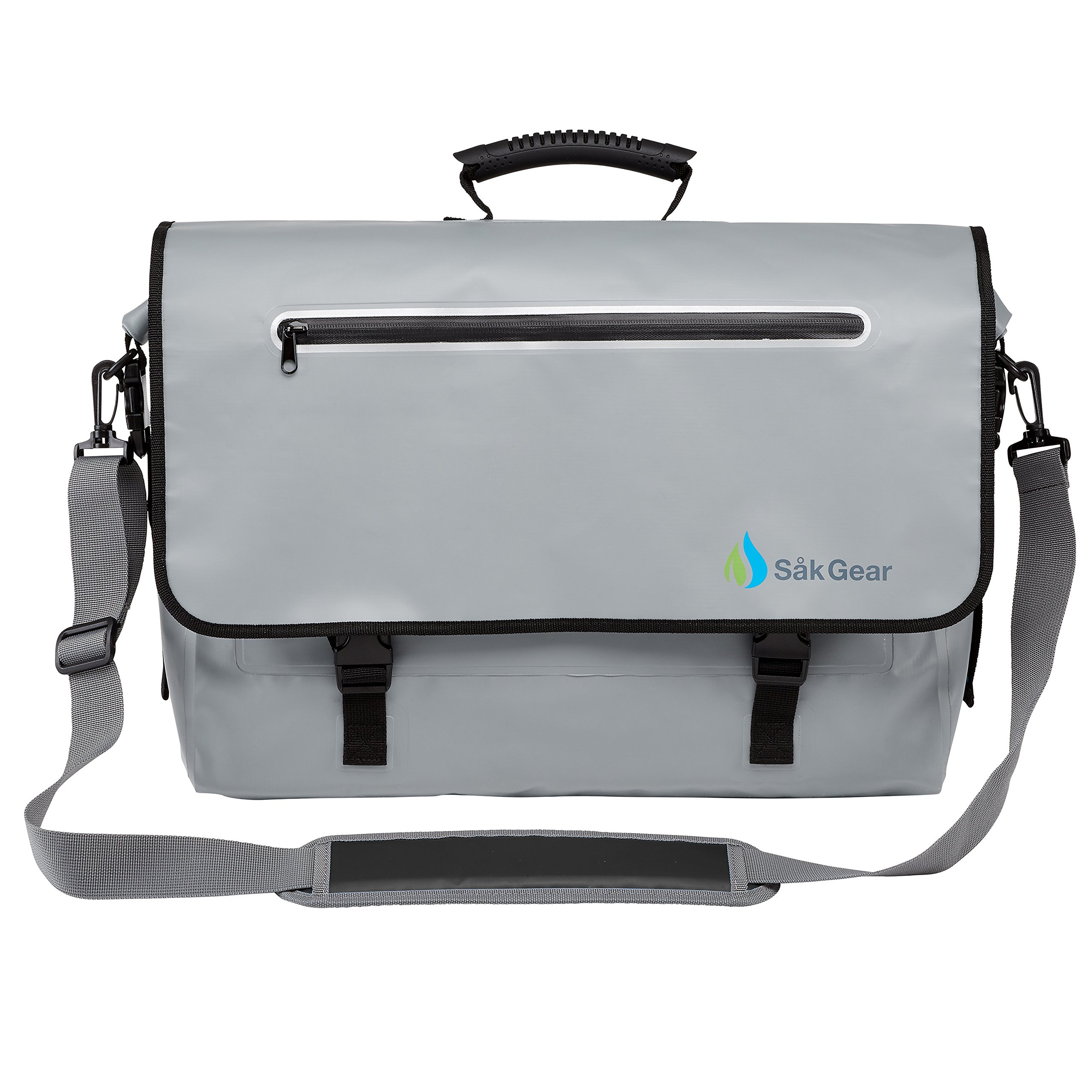 Waterproof Messenger Bag for Men & Women - BriefSak Durable Crossbody Sling Bag - Ideal for Travel, Work, Hiking & Outdoor Activities