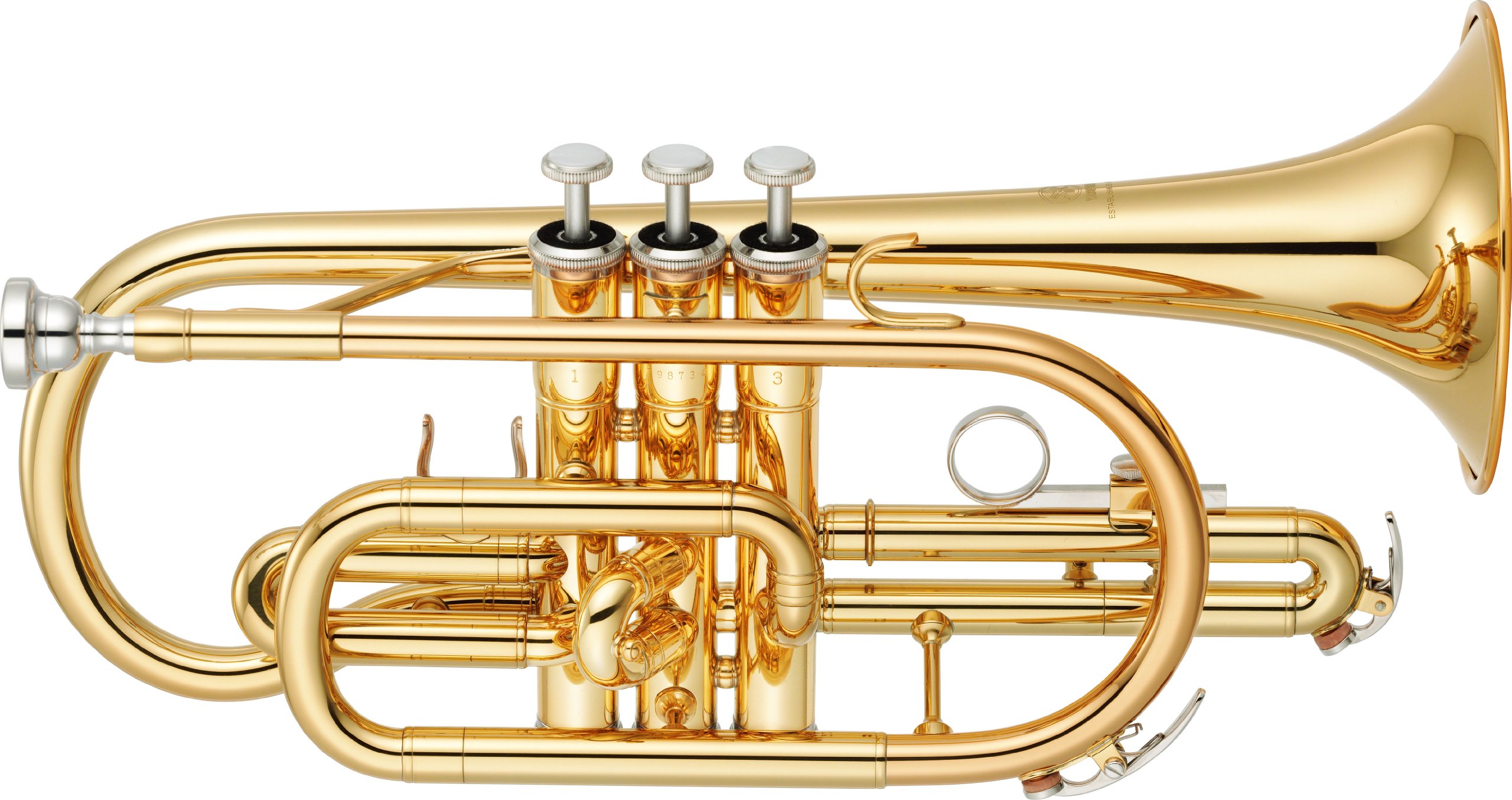 YAMAHA YCR-2330 III Bb Cornet Trumpet - Professional Brass Instrument for Beginners & Students - Perfect for Jazz, Marching Band & Solo Performances