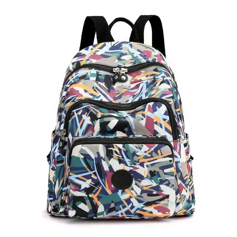 Stylish Waterproof Women's College Backpack for School, Travel & Outdoor Adventures - Lightweight Laptop Bag with USB Charging Port