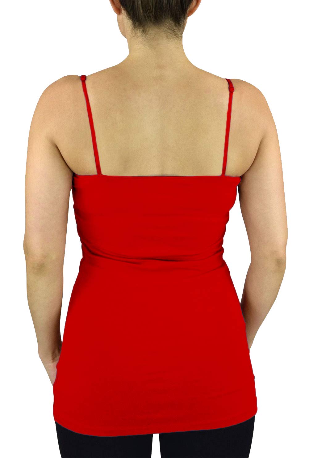 Belle Donne Women's Adjustable Spaghetti Strap Camisole Tops - Plus Size Tank Tops for Casual Wear, Layering & Summer Outfits