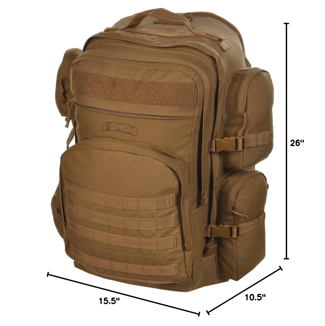 Sandpiper of California Long Range Bugout Backpack - Durable Hiking & Survival Backpack for Outdoor Adventures, Camping & Emergency Preparedness