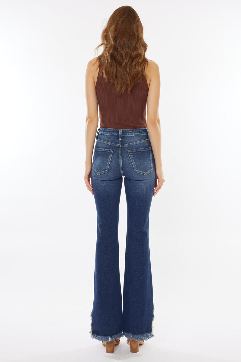 Dewey High Rise Bootcut Jeans for Women - Stretchy Denim Pants with Flared Leg | Perfect for Casual Wear, Office & Night Out
