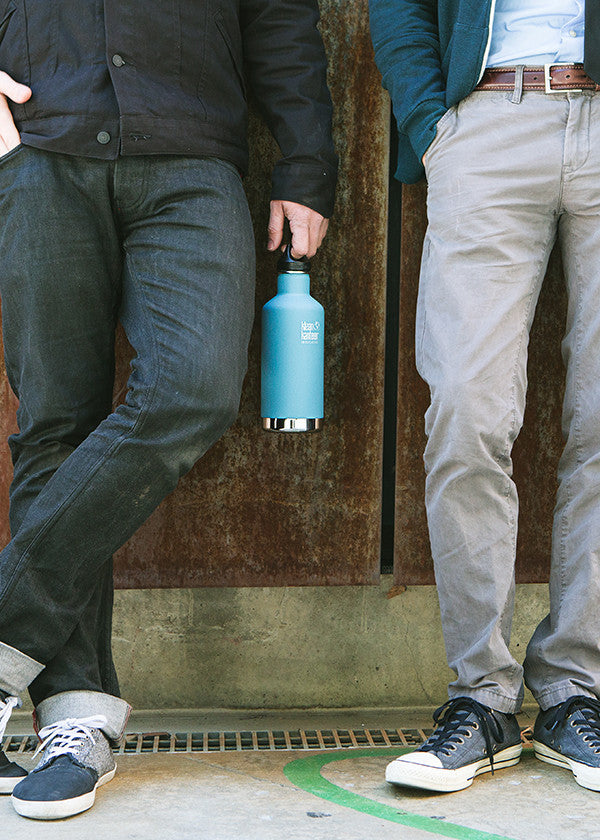 Klean Kanteen 32oz (946mL) Vacuum Insulated Stainless Steel Water Bottle - Keeps Drinks Hot/Cold for 24 Hours - Perfect for Hiking, Camping, Gym & Everyday Use