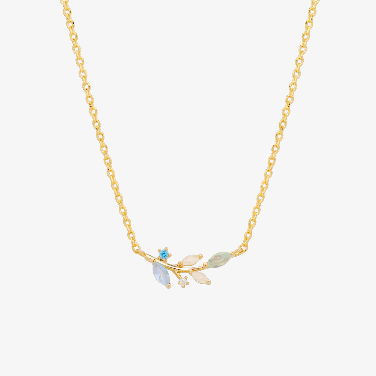 Moonstone Vine Necklace – Elegant Handmade Sterling Silver Jewelry for Women | Perfect for Weddings, Parties & Everyday Wear