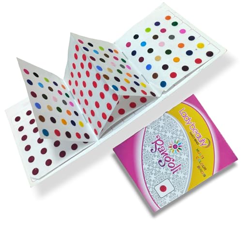 Vibrant Color Bindi Book Set - Pack of 3 | Creative Sticker Activity Books for Kids | Perfect for Birthday Parties, Classroom Rewards & Travel Entertainment