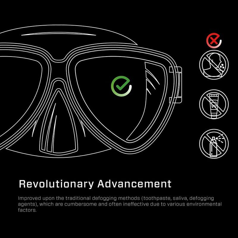 Anti-Fog Film for Diving Masks | Scuba, Snorkeling, Freediving Protection