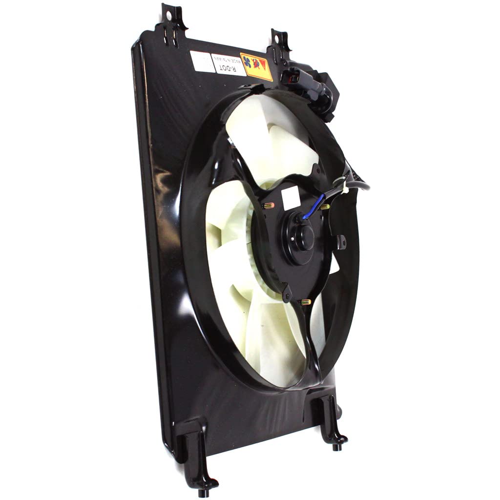 2006-2011 Honda Civic 1.8L A/C Condenser Fan Passenger Side Replacement - Compatible with Auto/Manual Transmission, Coupe & Sedan Models - Fits Part Numbers HO3115129, 38611RNAA01, 38615RNAA01 | Perfect for AC System Repair & Summer Cooling Maintenance