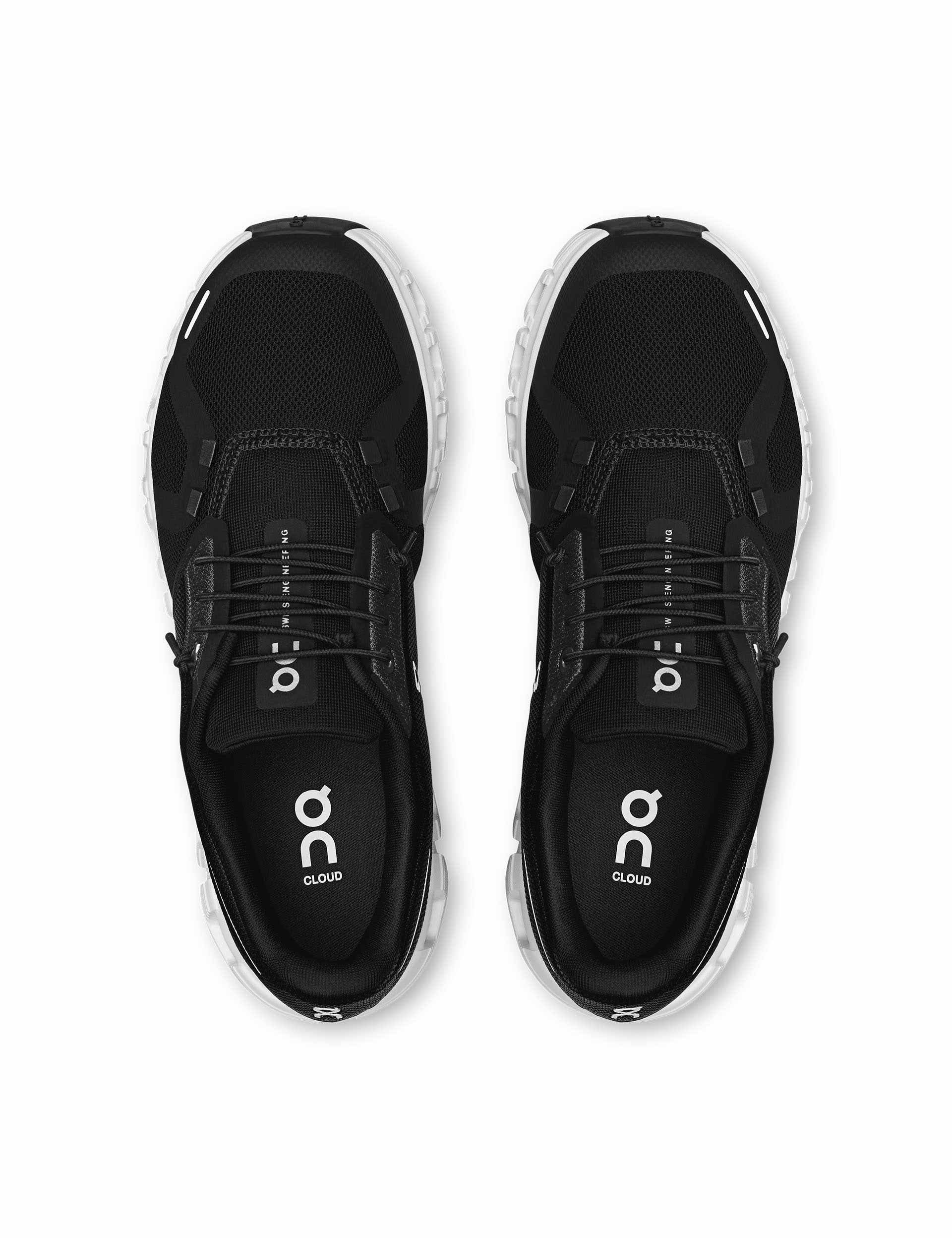 Cloud 6 Running Shoes - Black/White - Lightweight Cushioned Sneakers for Men & Women - Perfect for Jogging, Gym Workouts & Everyday Wear