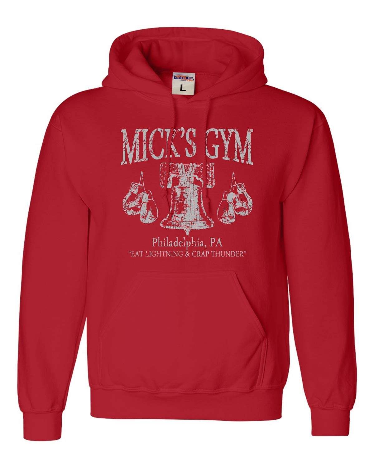 Go All Out Mick's Gym Philadelphia PA Unisex Sweatshirt Hoodie - Perfect for Workouts, Casual Wear & Gym Enthusiasts