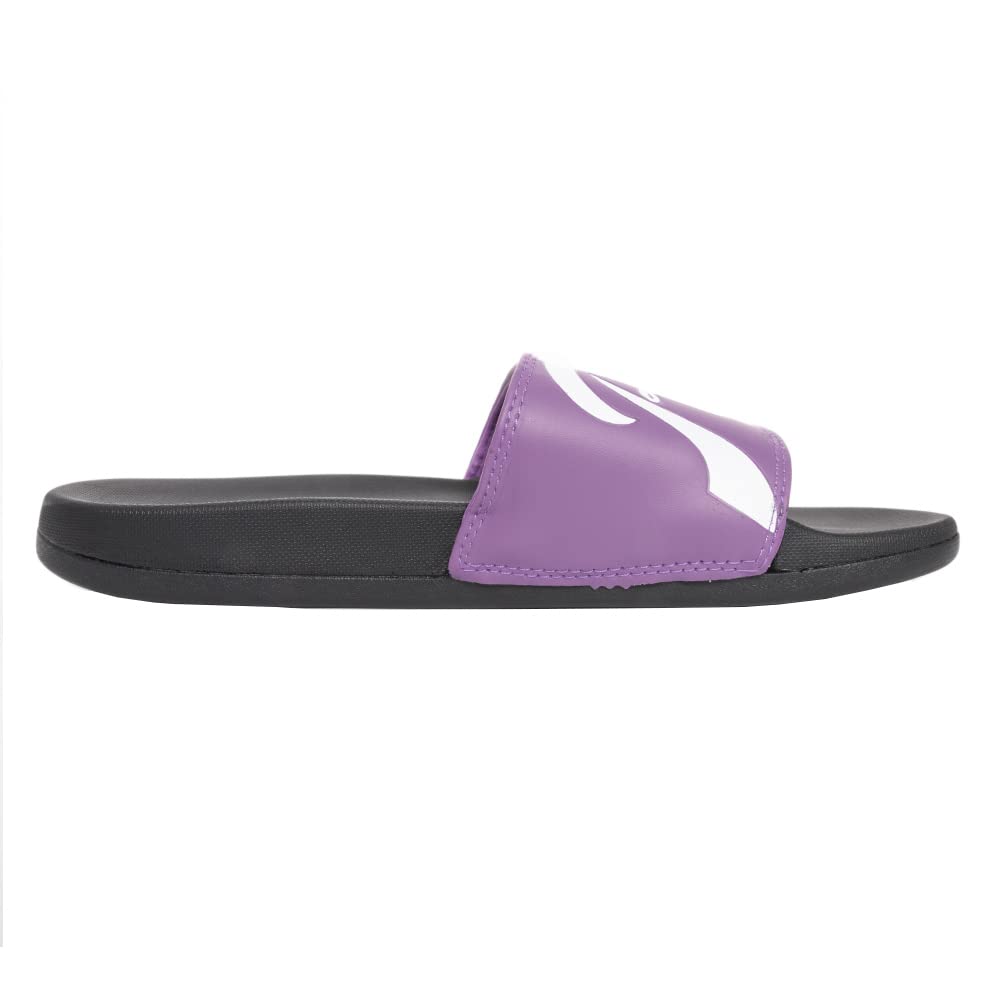 RUNTZ Script Slides - Purple Comfortable Sneakers for Men & Women | Trendy Streetwear Fashion Shoes for Casual Wear, Running, and Gym Workouts