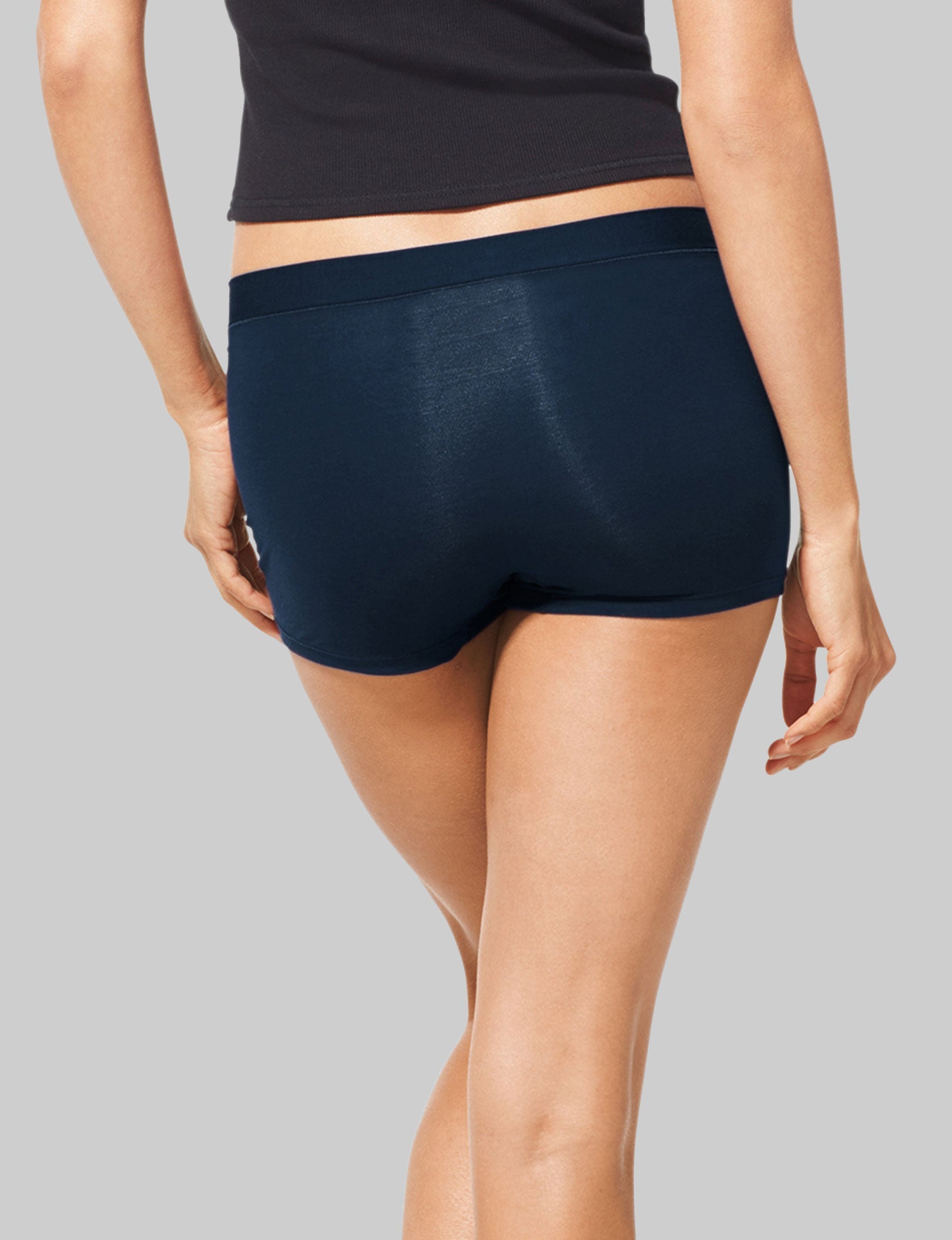 Women's Breathable Cotton Boyshort Underwear - Soft & Comfortable Panties for Everyday Wear, Workout & Sleep