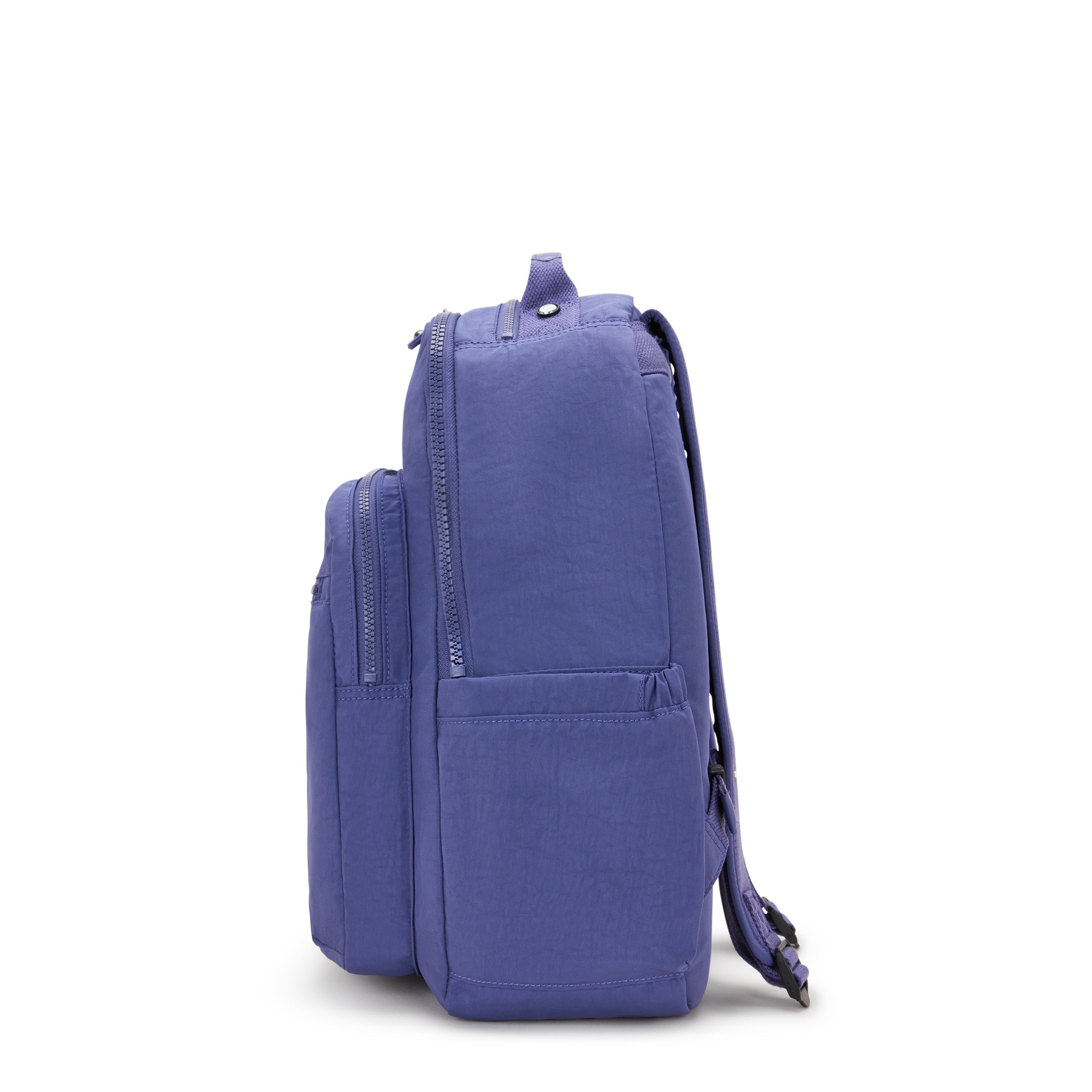 Kipling Seoul Large 15 Inch Laptop Backpack for Women & Men - Lightweight Water-Resistant Travel Backpack with USB Charging Port, Perfect for Work, School & Commuting - Ocean Blue