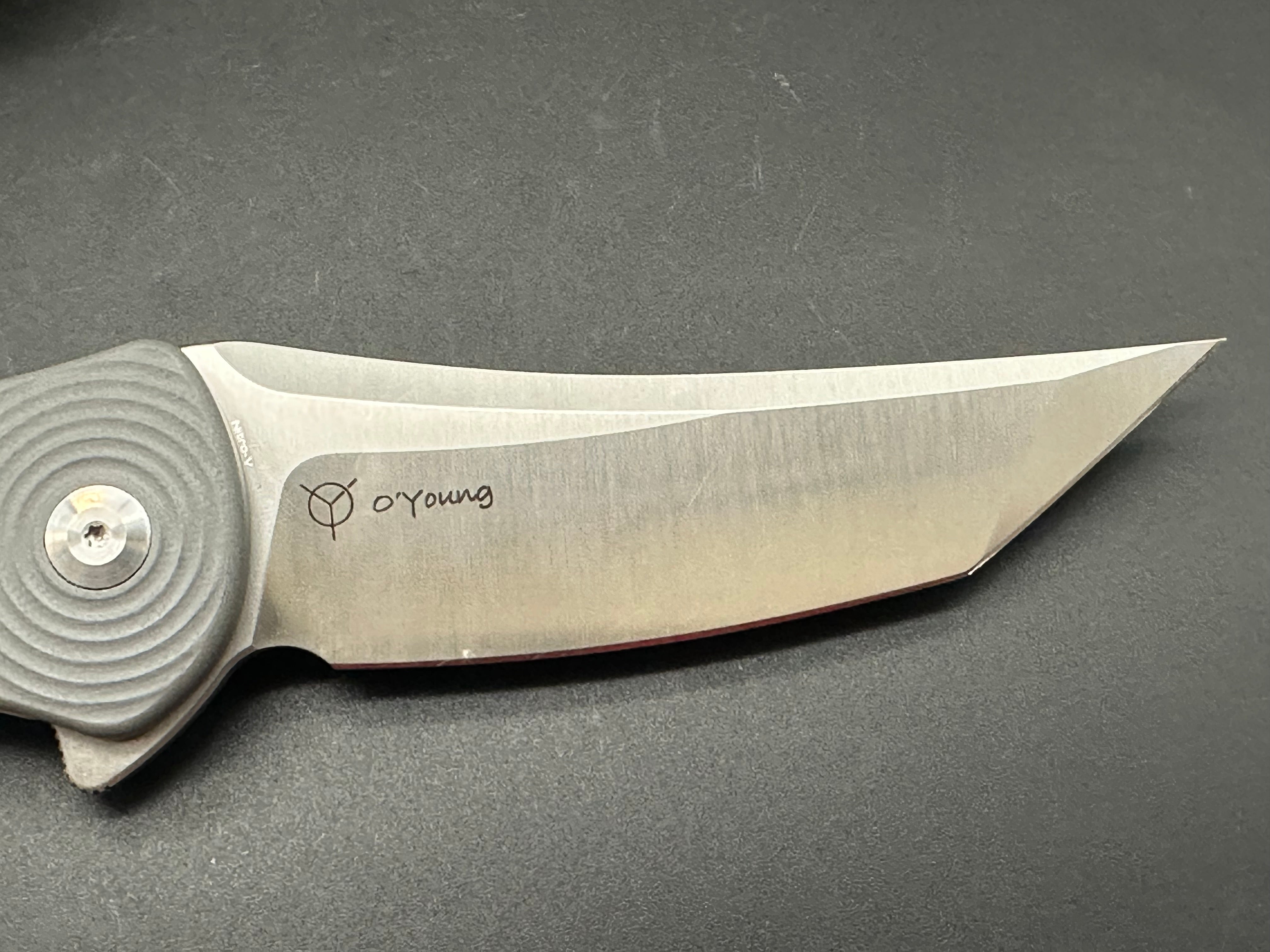 CIVIVI SYNERGY4 Folding Knife - Gray G10 Handle, Nitro-V Steel Tanto Blade, Plain Edge with Satin Finish - EDC, Outdoor, Camping & Survival Tool