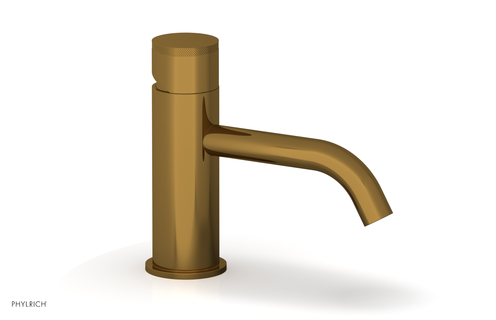 BASIC II 6 Single Hole Bathroom Faucet with Knurled Handle - Chrome Finish for Modern Sink Vanity (Perfect for Home, Hotel & Restaurant Renovation)