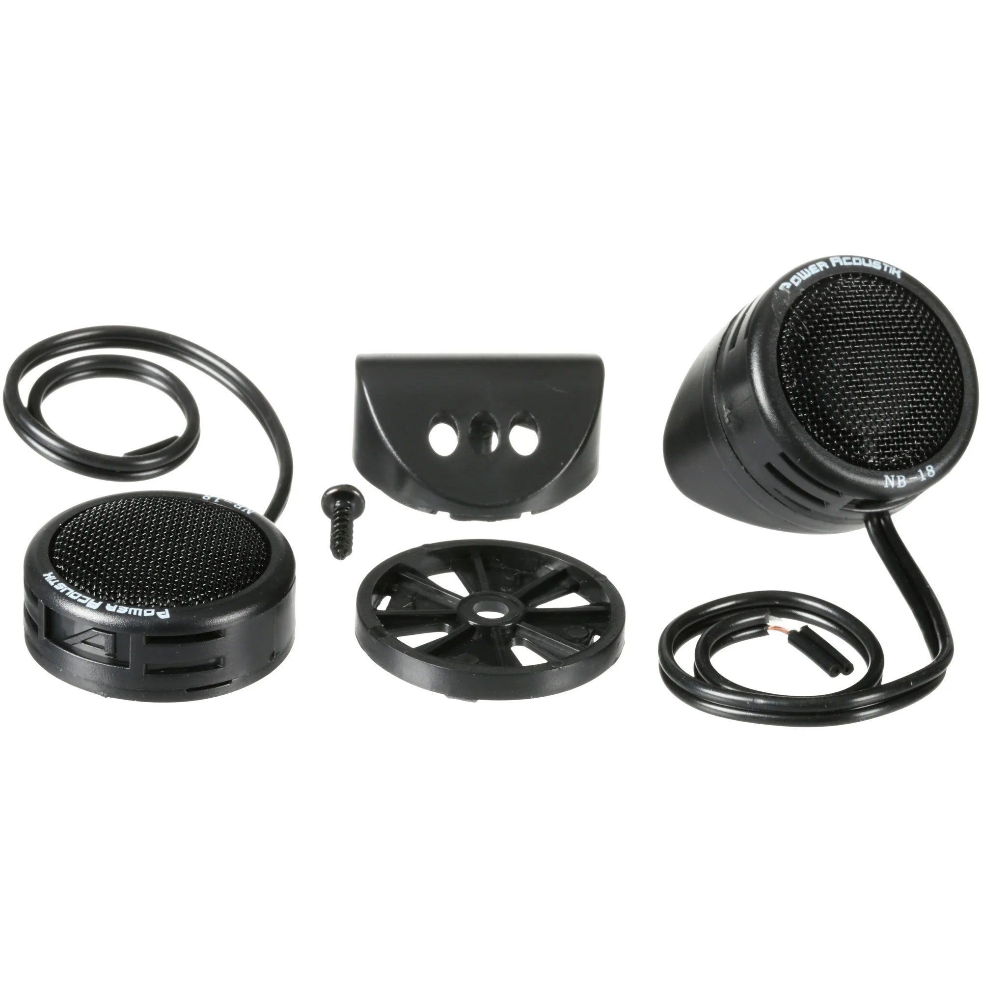 NB 18 | 200 Watt Max Super Tweeter for Car Audio System, Niobium Micro Dome, Polypropylene Diaphragm (Pair) - Perfect for Car Stereo Upgrades & High-End Sound Systems