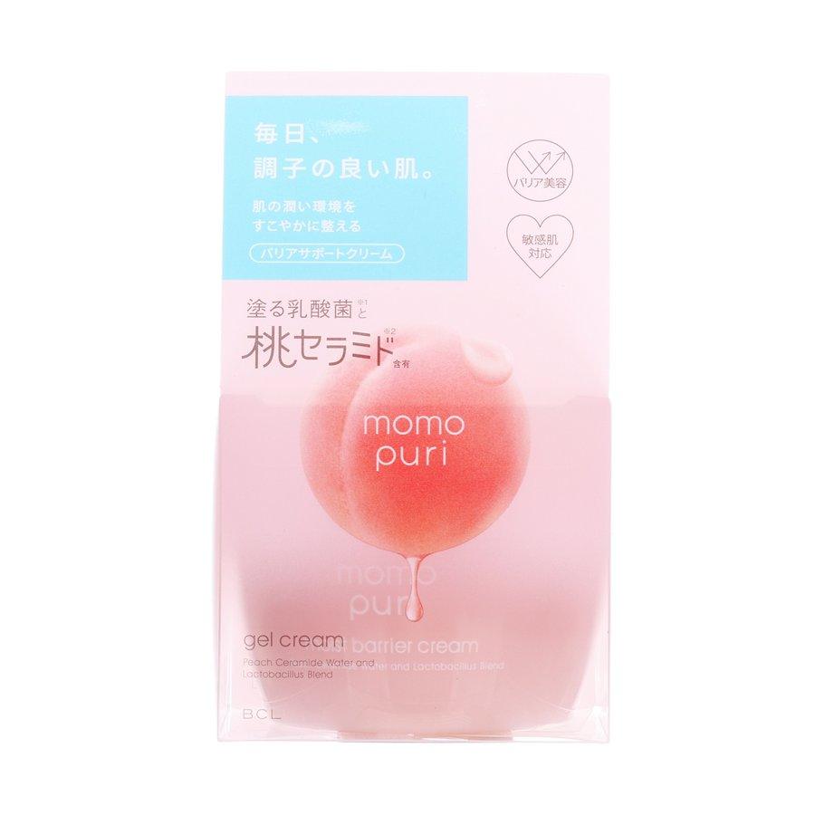 BCL Momo Puri Moist Barrier Cream (80g) - Hydrating Face Moisturizer for Dry & Sensitive Skin | Perfect for Daily Skincare & Night Routine