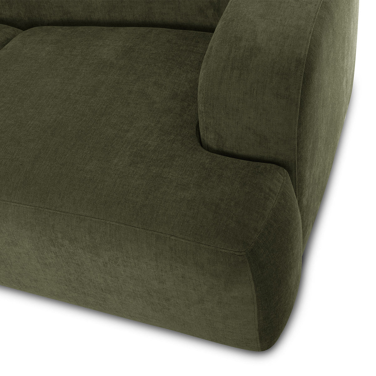 Brooklyn 3-Seater Sofa - Modern Fabric Couch for Living Room, Lounge & Family Room - Comfortable Sectional Sofa for Home Decor