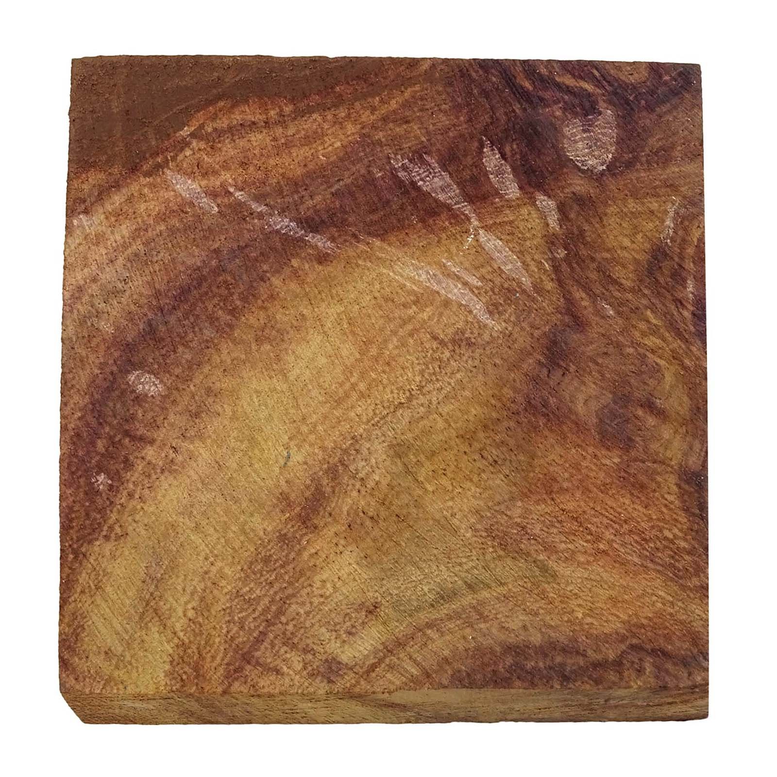 Hand Carved Wooden Stamp for Textile Printing - Brown Border Design | Perfect for DIY Crafts, Fabric Stamping, and Scrapbooking Projects