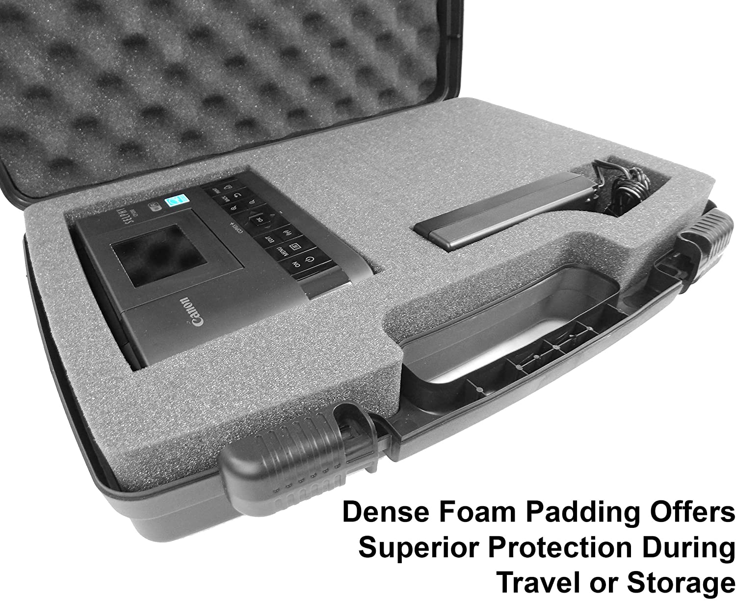 CASEMATIX Portable Printer Case for Canon Selphy CP1500 - Compatible with Photo Printer, Photo Paper & Accessories (Printer Not Included) - Perfect for Travel, Home & Office Use