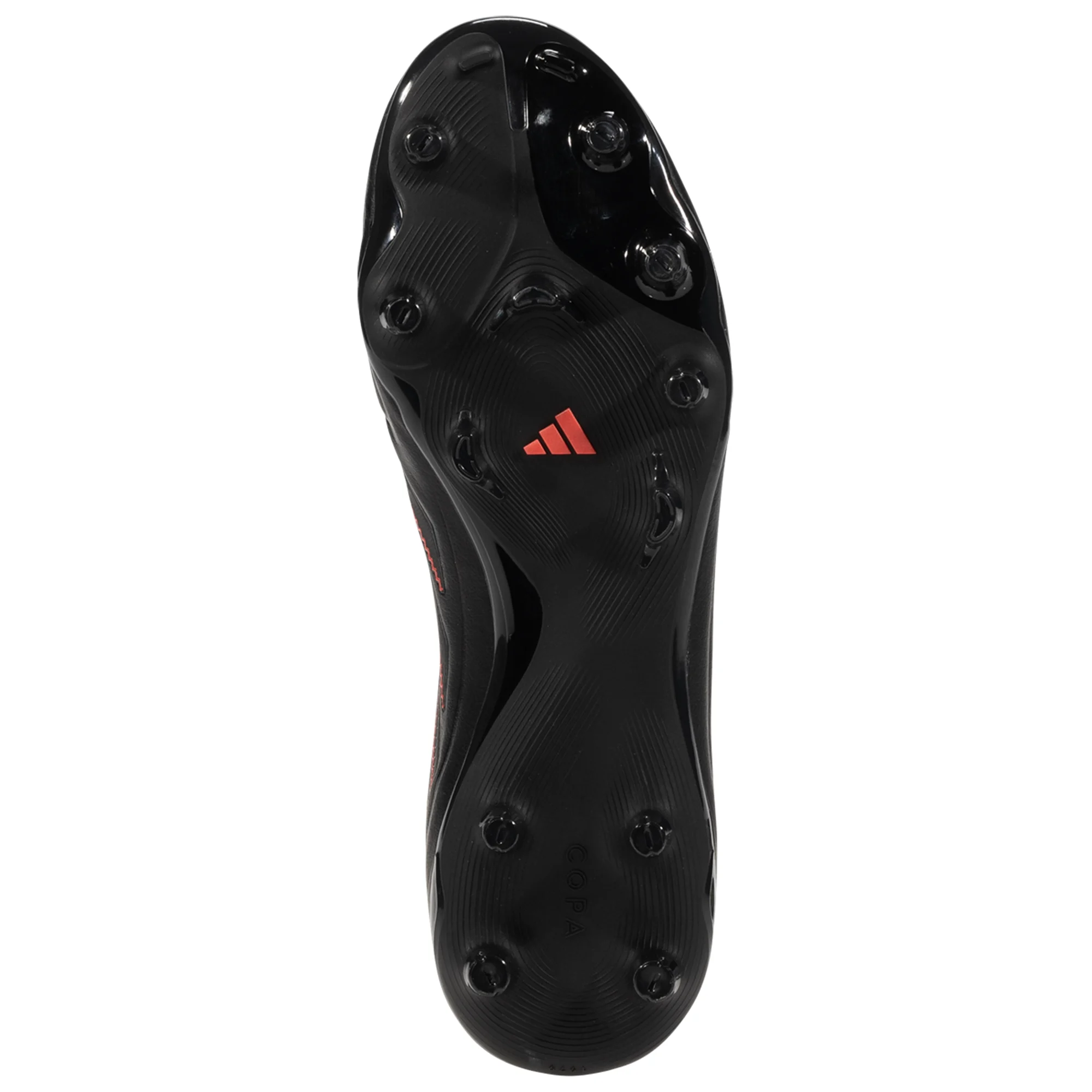 Adidas Copa Pure III League FG/MG Soccer Cleats for Men - Black/Carbon/Red - Firm Ground & Multi-Ground Football Boots - Perfect for Competitive Matches and Training Sessions
