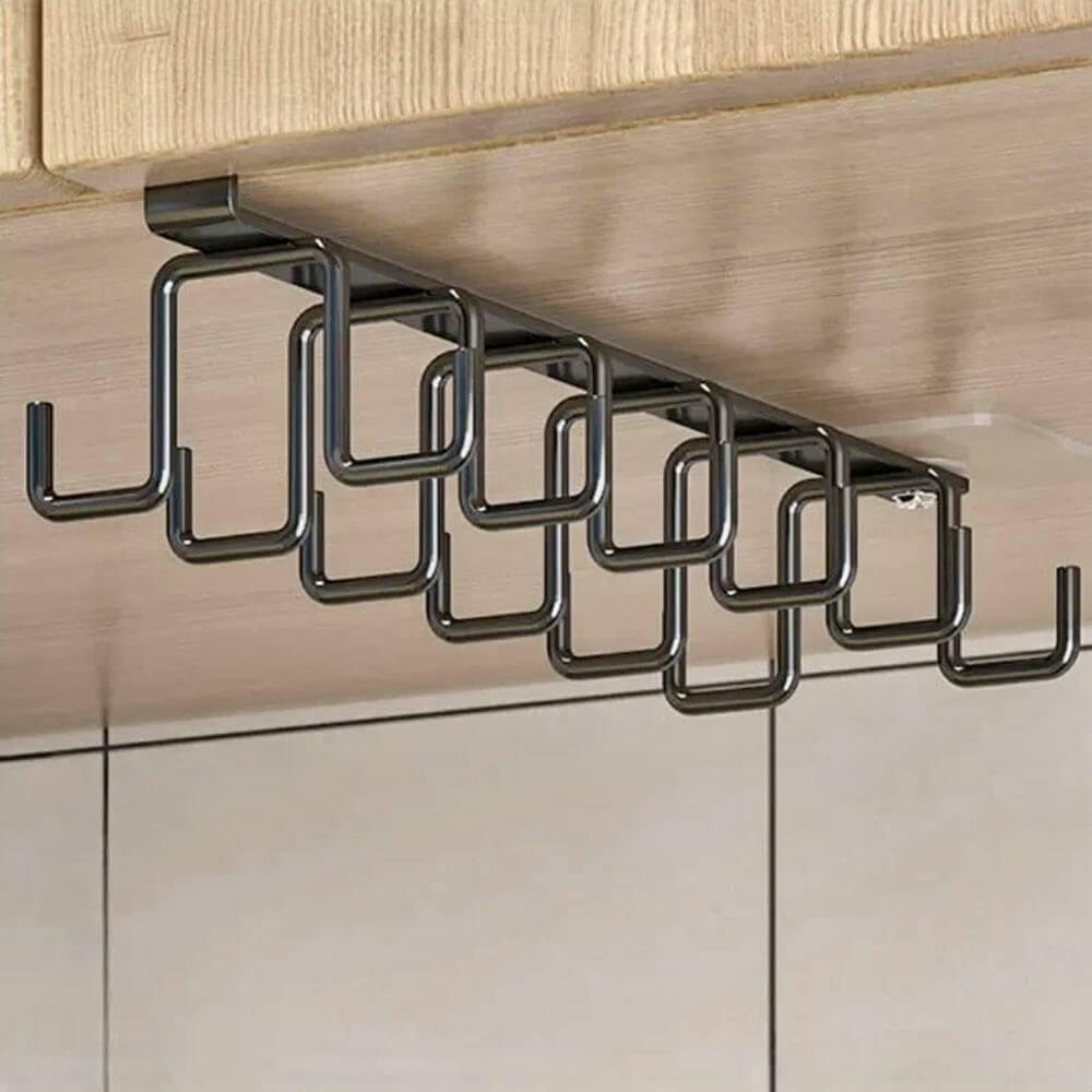 Premium Stainless Steel Kitchen Cabinet Organizer Rack - Heavy Duty Storage Shelf for Spices, Utensils & Cookware - Perfect for Pantry, Countertop & Cabinet Organization
