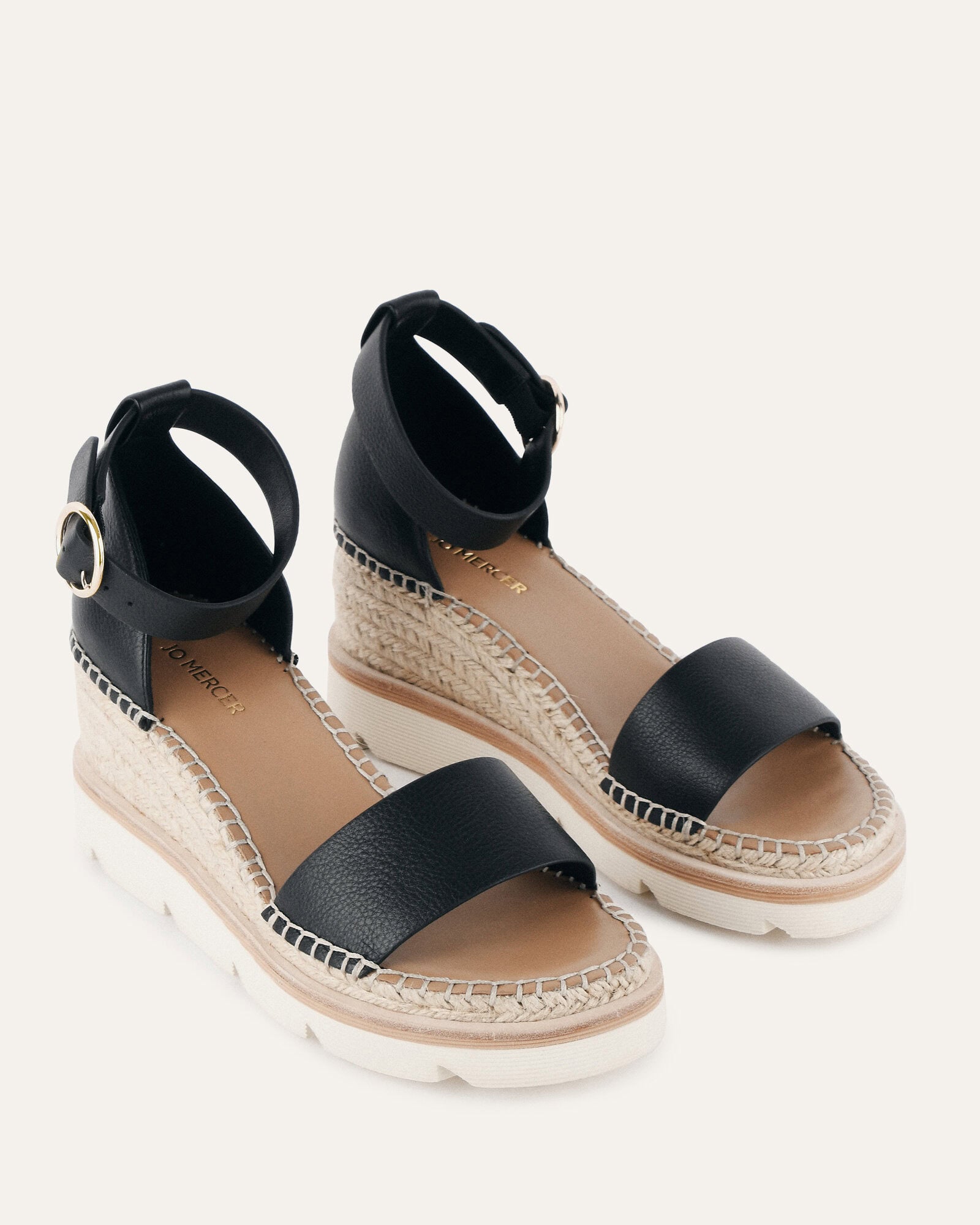 Kelly Women's Black & White Mid Heel Wedge Sandals - Comfortable & Stylish for Summer, Beach, and Casual Outings