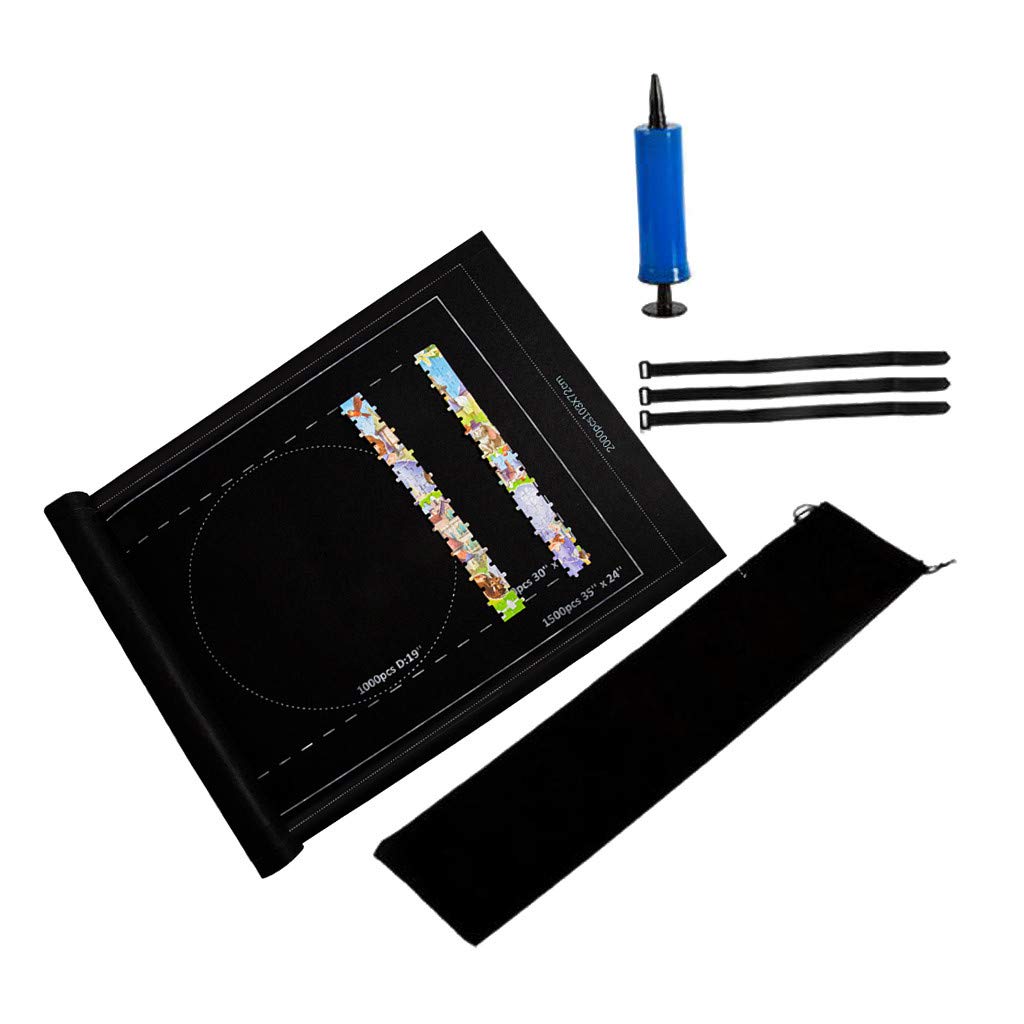 Premium Clement Attlee Puzzle Roll Storage Mat - Holds Up to 2000 Pieces with Drawstring Bag - Perfect for Travel, Home Organization & Puzzle Protection