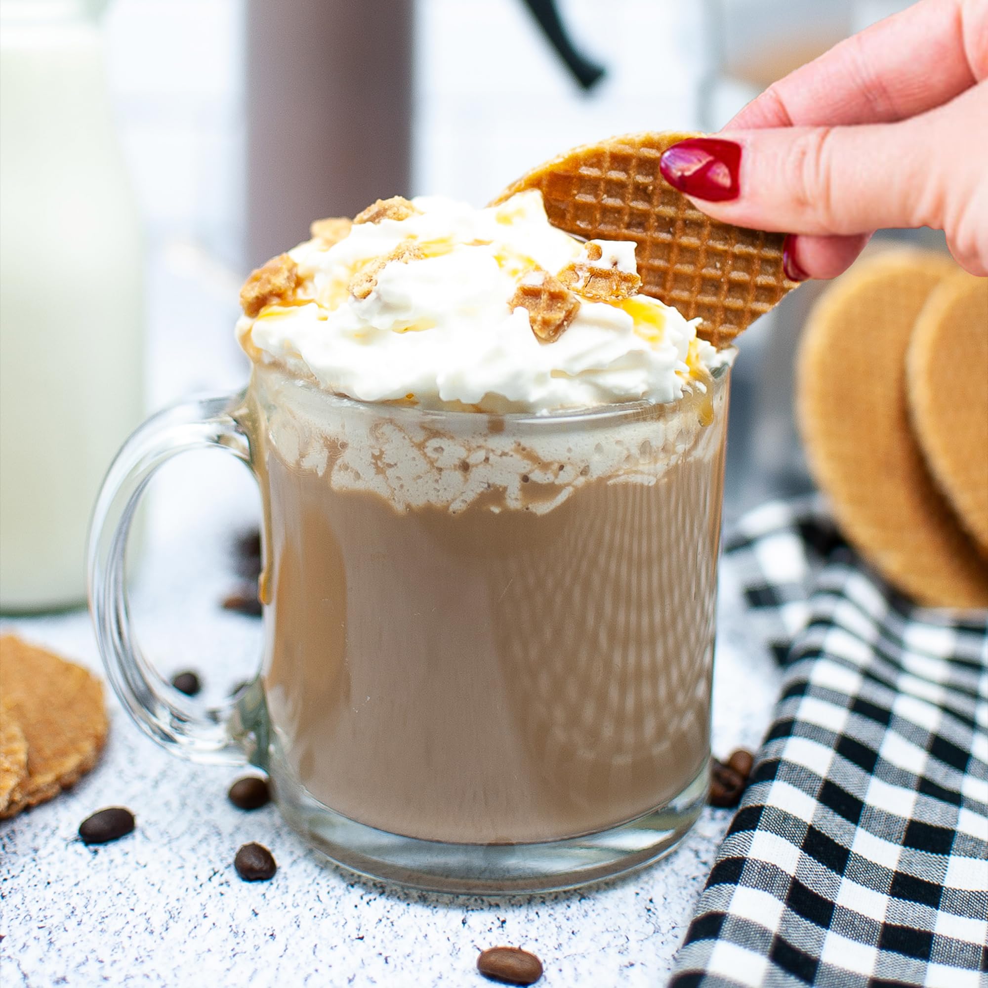 Gluten Free Dutch Caramel Stroopwafels - Organic Original Stroopwafel Cookies (12 Pack of 2, 24 Waffles) | Perfect for Coffee Pairing, Gifts & Snacking
