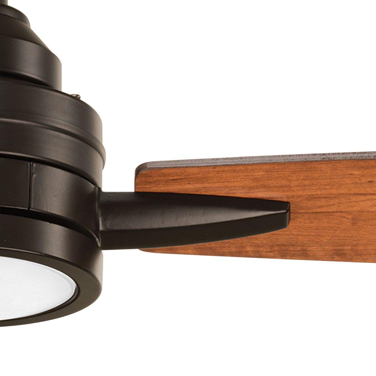 Progress Lighting P2554-2030K 3-Blade Bronze Ceiling Fan with Light Kit - Perfect for Living Room, Bedroom & Patio Cooling