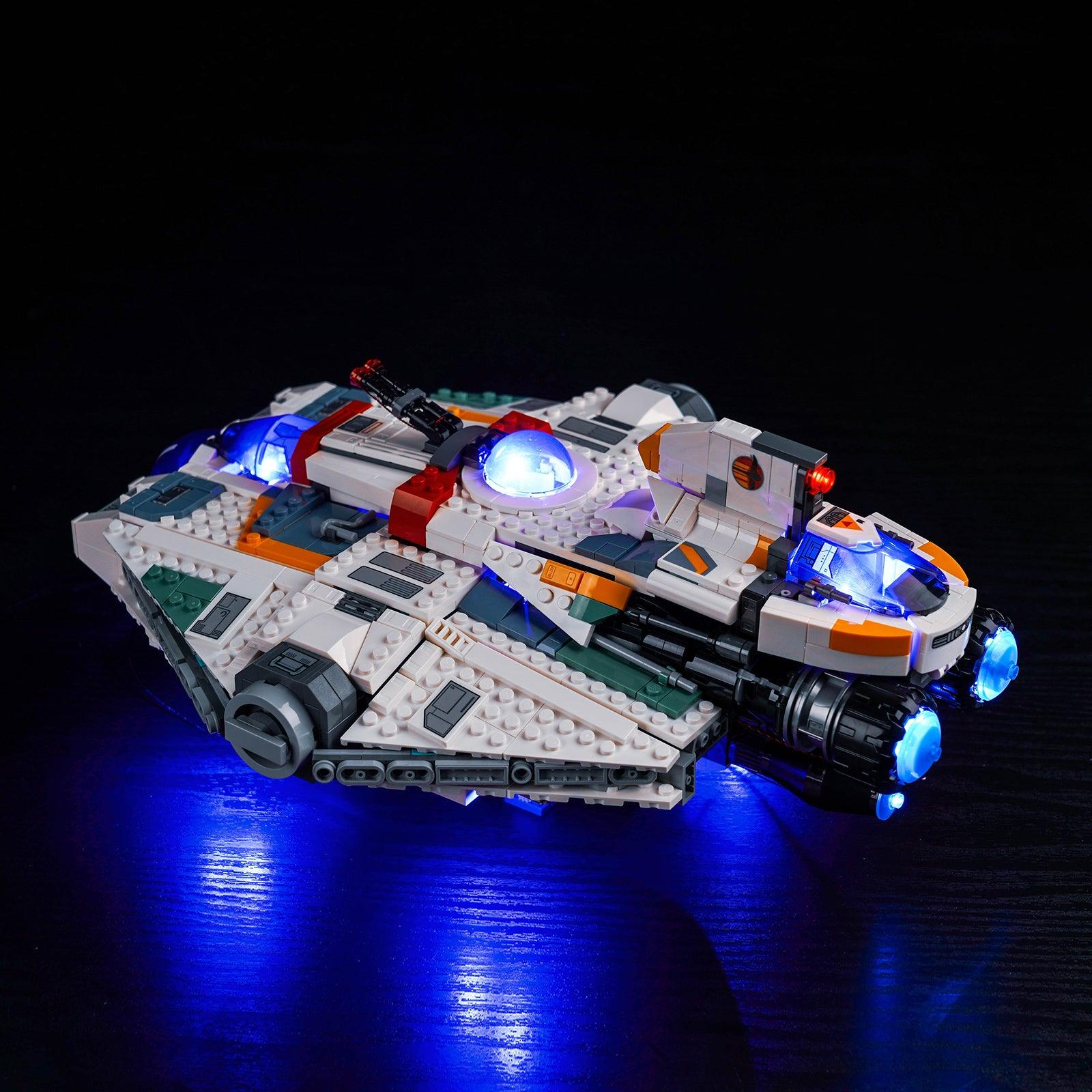 LEGO Star Wars Ghost & Phantom II (75357) Lighting Kit - LED Light Set for Building Blocks - Enhance Your LEGO Display for Home Decor & Collectibles