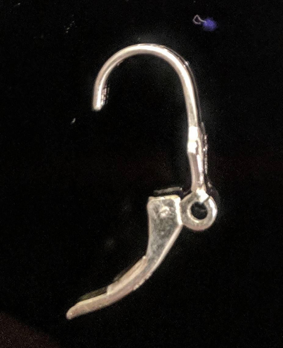 Solid Sterling Silver or 14kt Yellow/White Gold Lever Back Dangle Earrings - Open Ring Design, Handcrafted in USA (Style 242-045) - Perfect for Weddings, Parties & Special Occasions